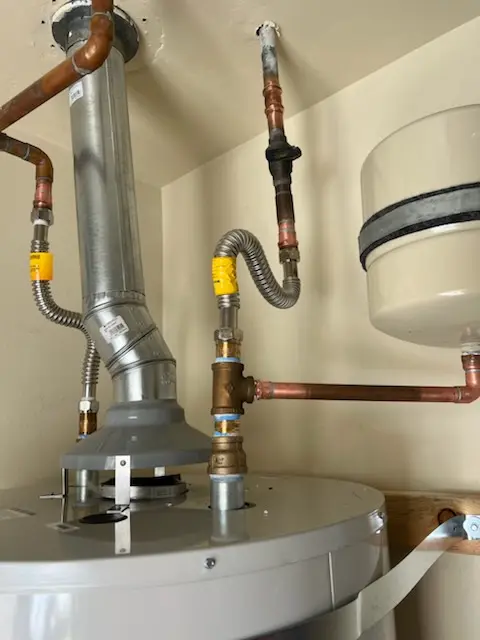 Water heater installation and plumbing repair in Payne